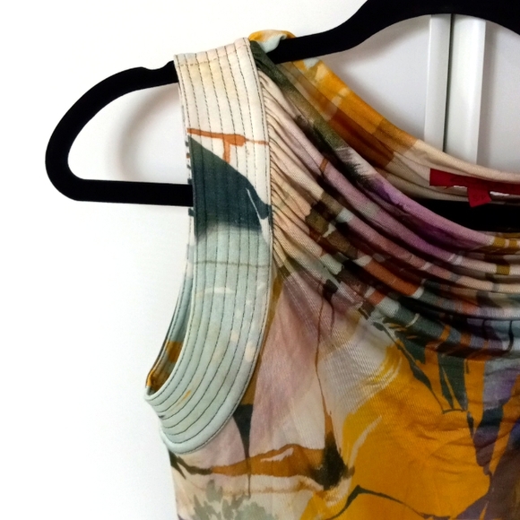 Size small / zokai floral midi summer dress flowers pattern - Picture 5 of 5